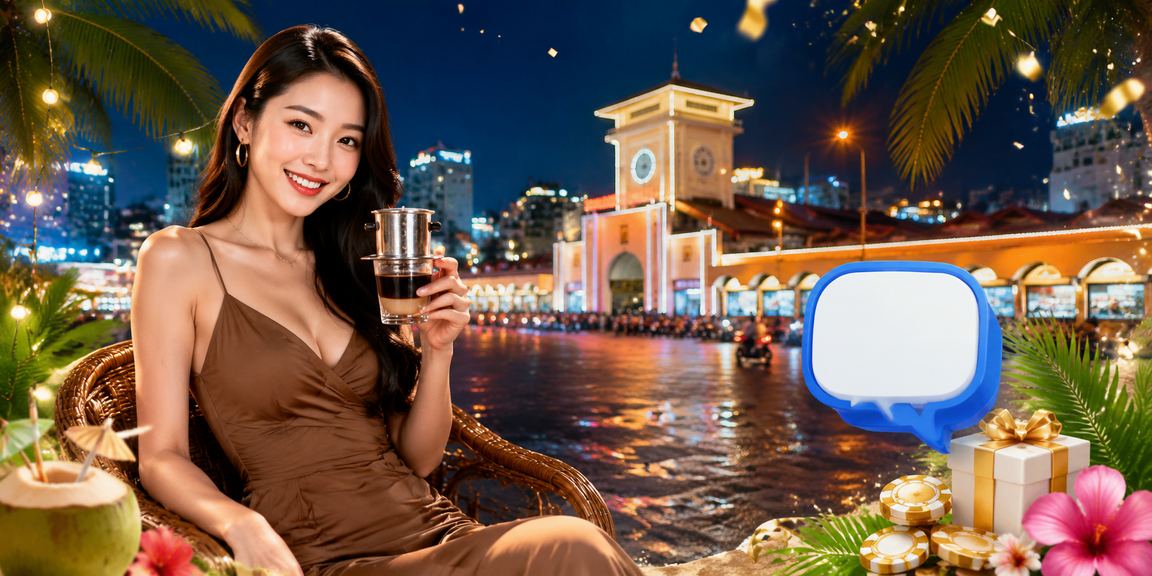 Người dùng tại TP. Hồ Chí Minh trải nghiệm cá cược thể thao qua điện thoại bên ly cà phê